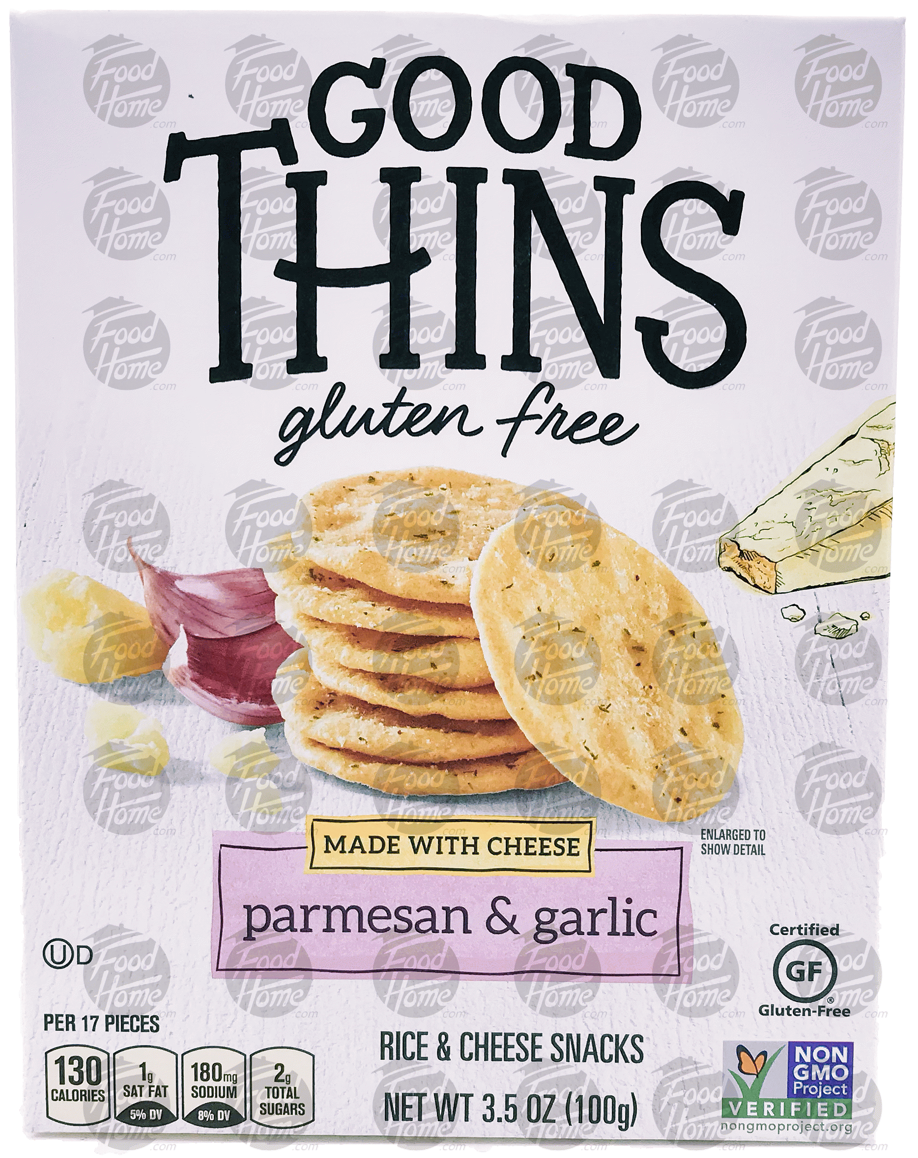 Good Thins  parmesean & garlic, cheese crackers, box Full-Size Picture